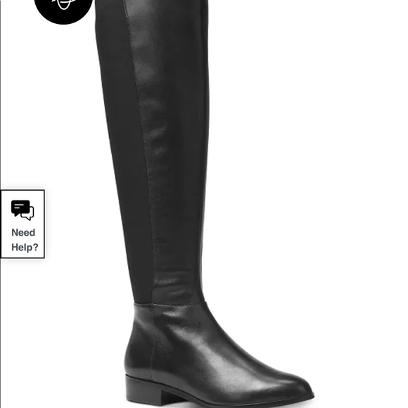 Michael Kors Bromley Leather Riding Boots - Picture 1 of 5